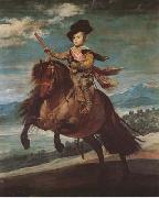 Diego Velazquez Prince Baltasar Carlos Equestrian (mk08) oil painting on canvas